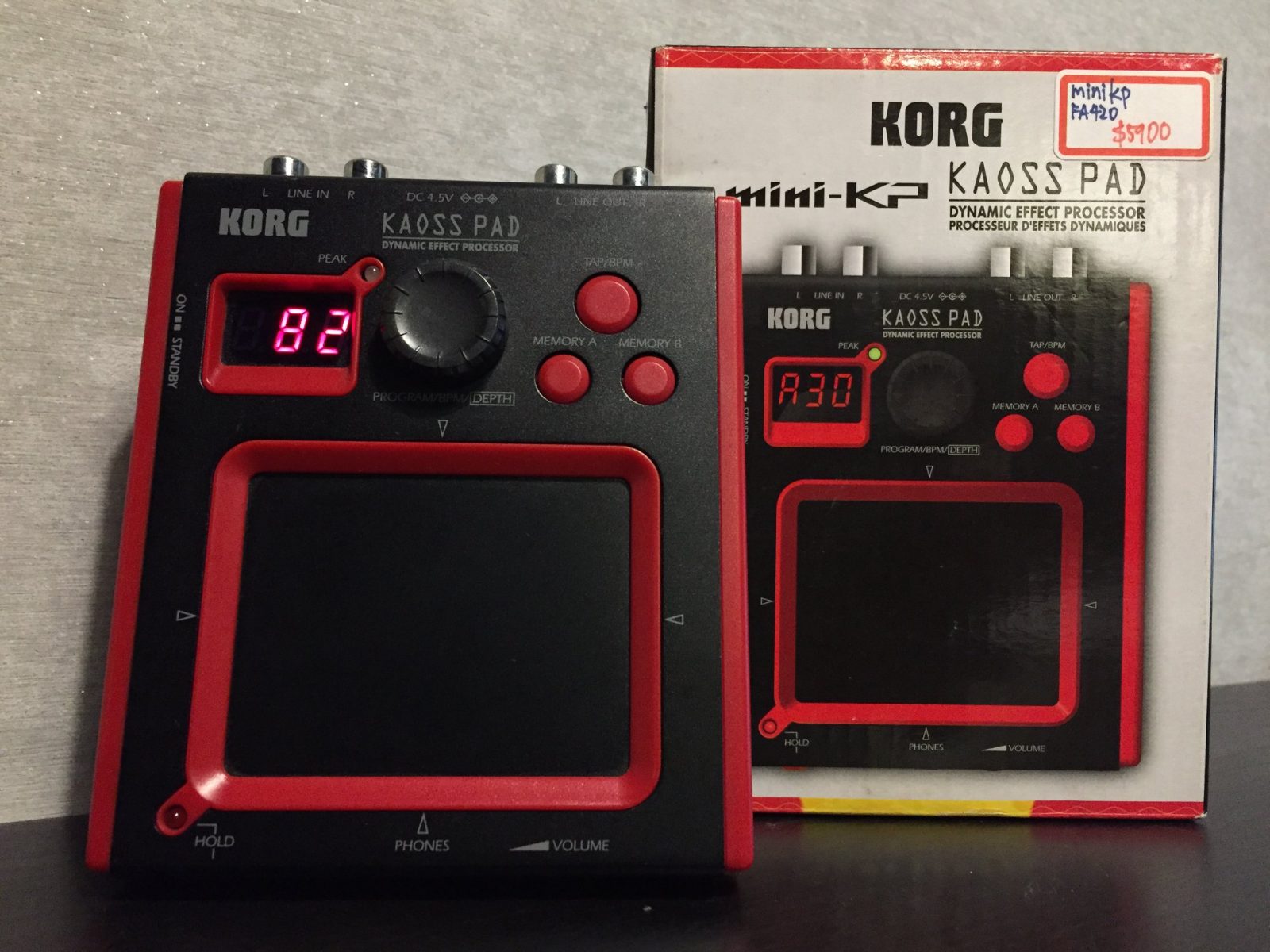 Korg / mini-KP KAOSS PAD / 動態效果器【原價/ $5900 元】【二手